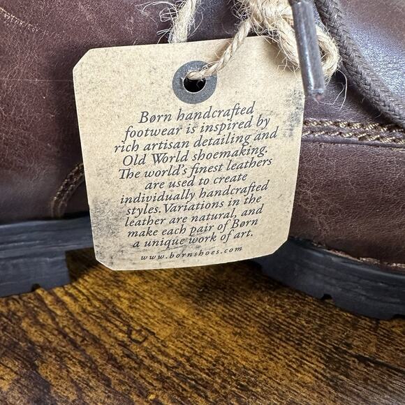 Born Men’s Brown Leather Casual Lace Up Oxford Shoes Comfortable H56941 Size 13M - Picture 12 of 13